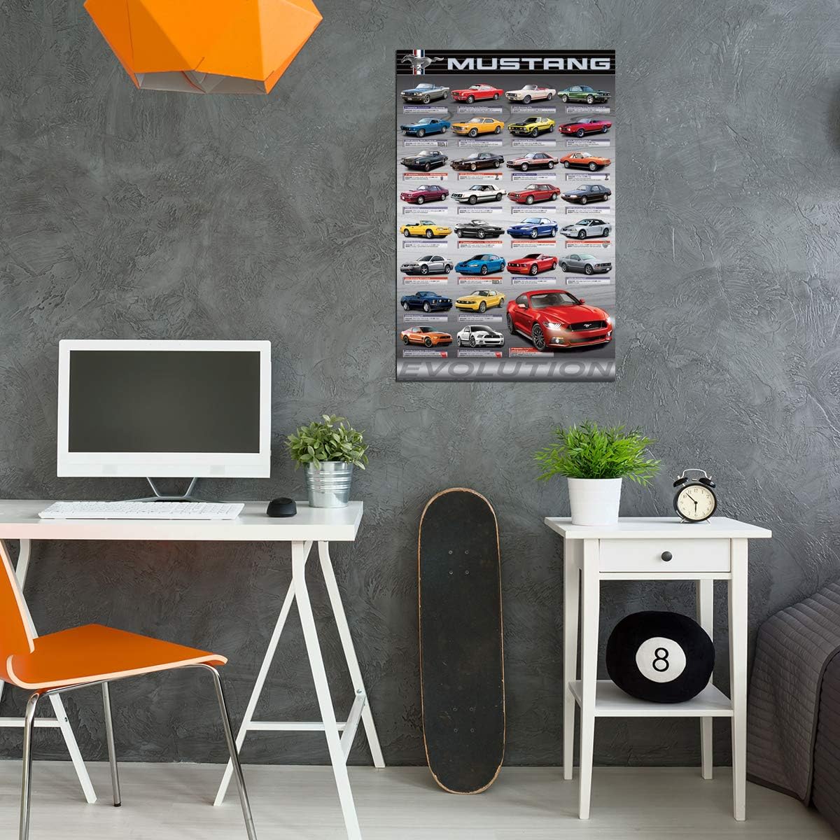 Ford Mustang Evolution50th Pt, Poster 36 x 24 inch by Eurographics