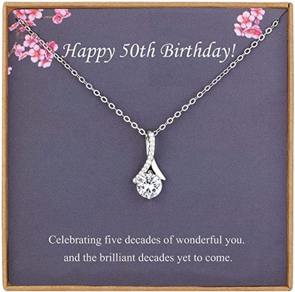 See full amazon price history chart for rakva 925 Sterling Silver Wife Necklace, 50th Birthday Necklace Gifts For Women, Gift To 50 Year Old, Necklace Milestone Birthday For Her rakva 925 Sterling Silver Wife Necklace, 50th Birthday Necklace Gifts For Women, Gift To 50 Year Old, Necklace Milestone Birthday For Her (B0CKF2GXSJ) Amazon Price History, Amazon Price Tracker