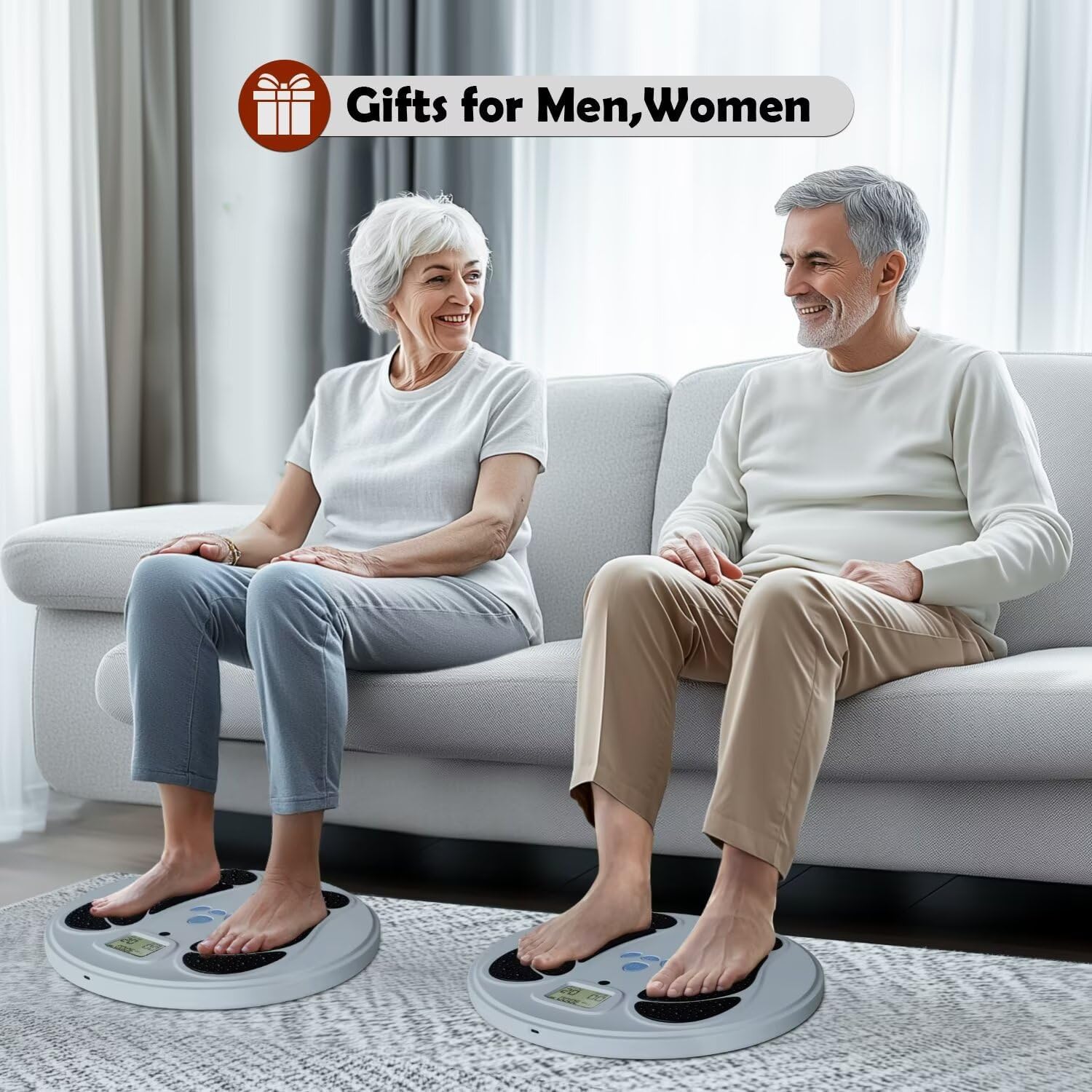 Electrical Muscle Stimulators (Model: AST-300W), EMS Foot Massager Massager for Neuropathy,Muscle Stimulator Pain-Relief for Feet or Muscle Relaxation