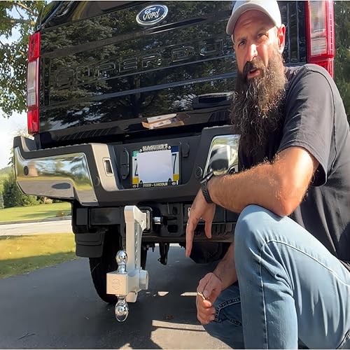 Miniatura 5 de Enganche de remolque ajustable, enganche de caída de 8 pulgadas (se adapta al receptor de 2 pulgadas), enganches de remolque de aluminio resistente