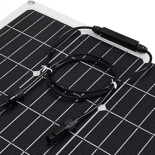 Miniatura 2 de Solar Panel Monocrystalline New Energy Solar Power 300W Flexible High Efficiency Module Pv Power Charger Off Grid, for Rv, Boat, Camper, Roof,
