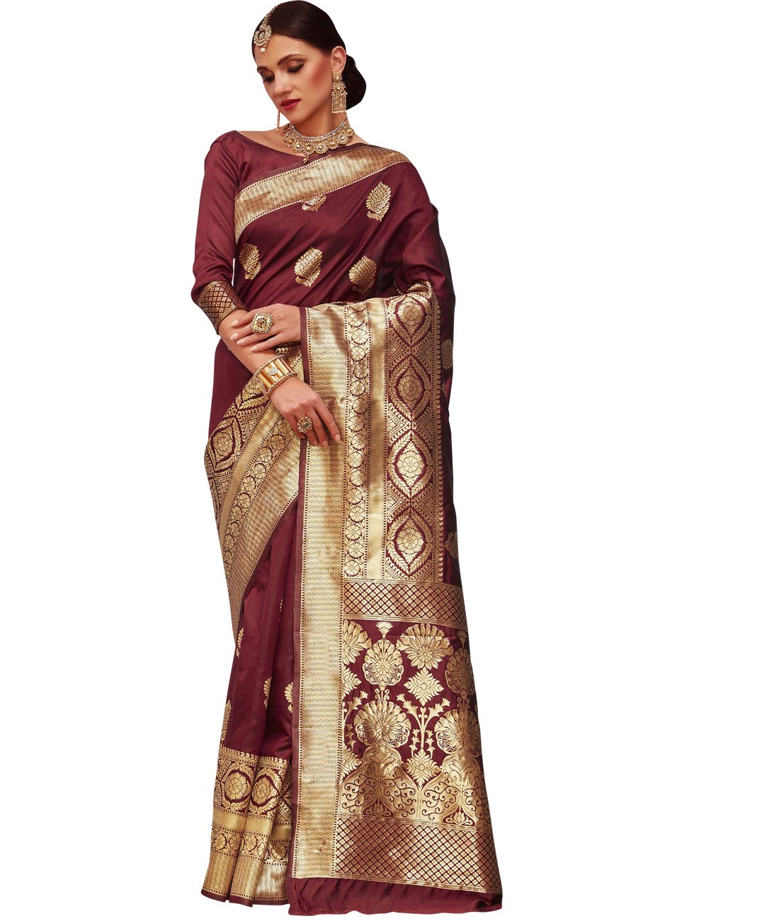 banarasi katan sarees for wedding