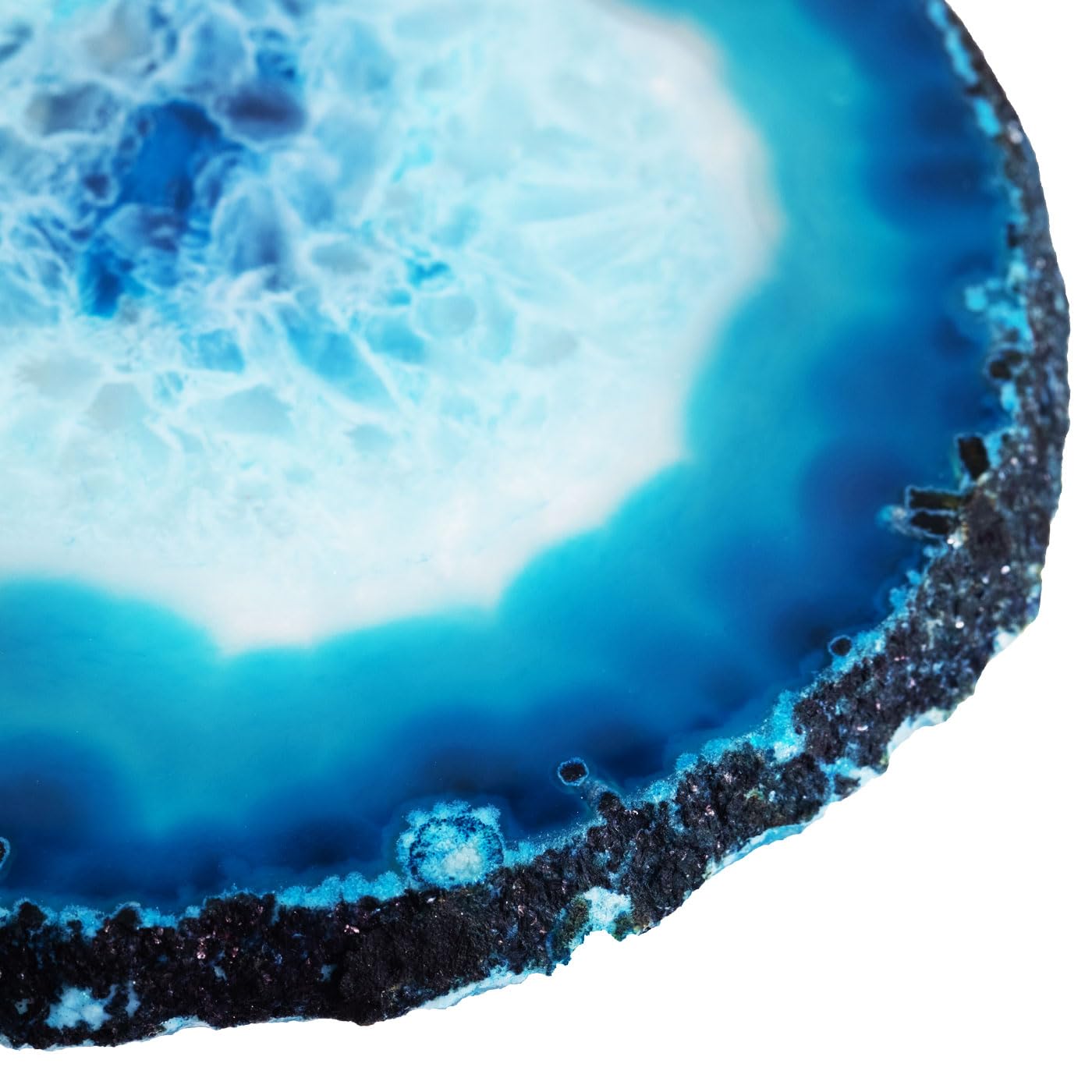 Amazon.com: Luxury Lane Set of 4 Large Natural Brazilian Agate