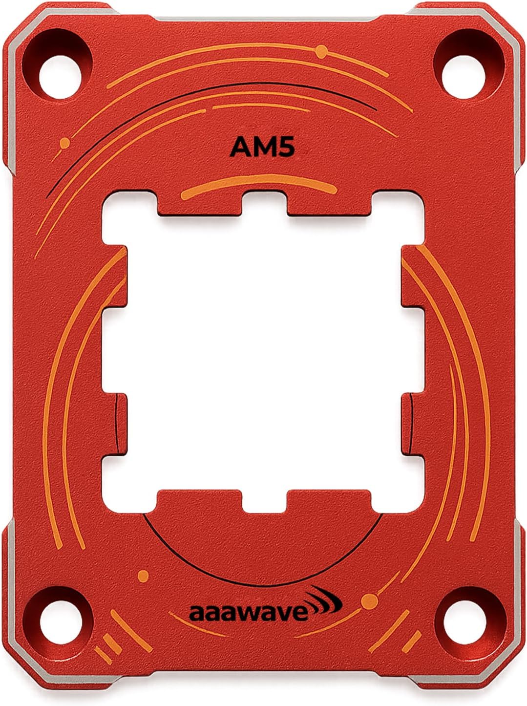 AAAwave AM5 CPU Contact Frame Red - Anti-Bending Guard Protects Ryzen 7000/8000G/9000 Socket