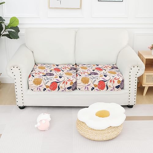 Miniatura 196 de Smiry Fundas de cojín de sofá con estampado, fundas de sofá elásticas y suaves para sofá, funda de sofá antideslizante lavable protector de muebles