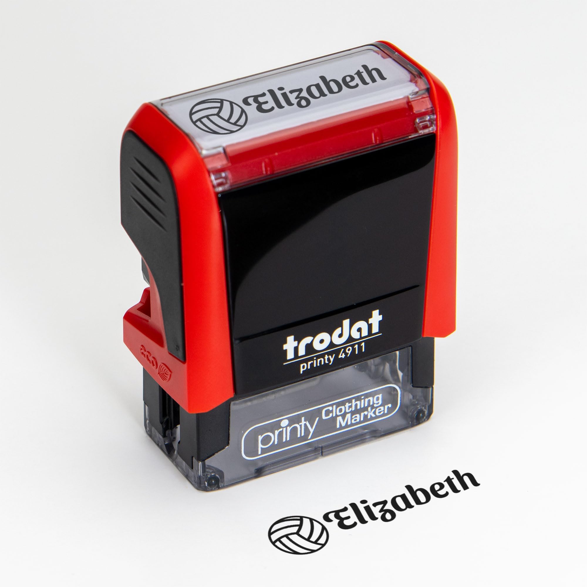 - Personalized Custom Clothing Name Stamp | 20 Designs | Machine Washable and Durable | Perfect for Athletes, Students, and Travelers | Fade-Resistant Ink | Non-Toxic, Safe for Kids (Volleyball)