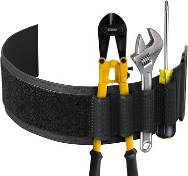 Tool Organizer Band Wearable Forearm & Upper Arm Tool Holder Adjustable Cuff Bracelet For Handyman, Contractors, DIY Enthusiasts, Home Improvement, Construction 5-Loop