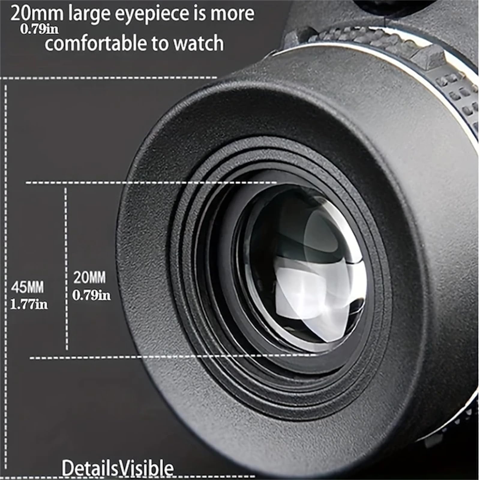 Generic Télescope monoculaire 12 x 50 pour adultes, haute puissance, observation des oiseaux, monoculaire clair à faible luminosité pour voyage en plein air, lentille FMC monoculaire pour la fête des
