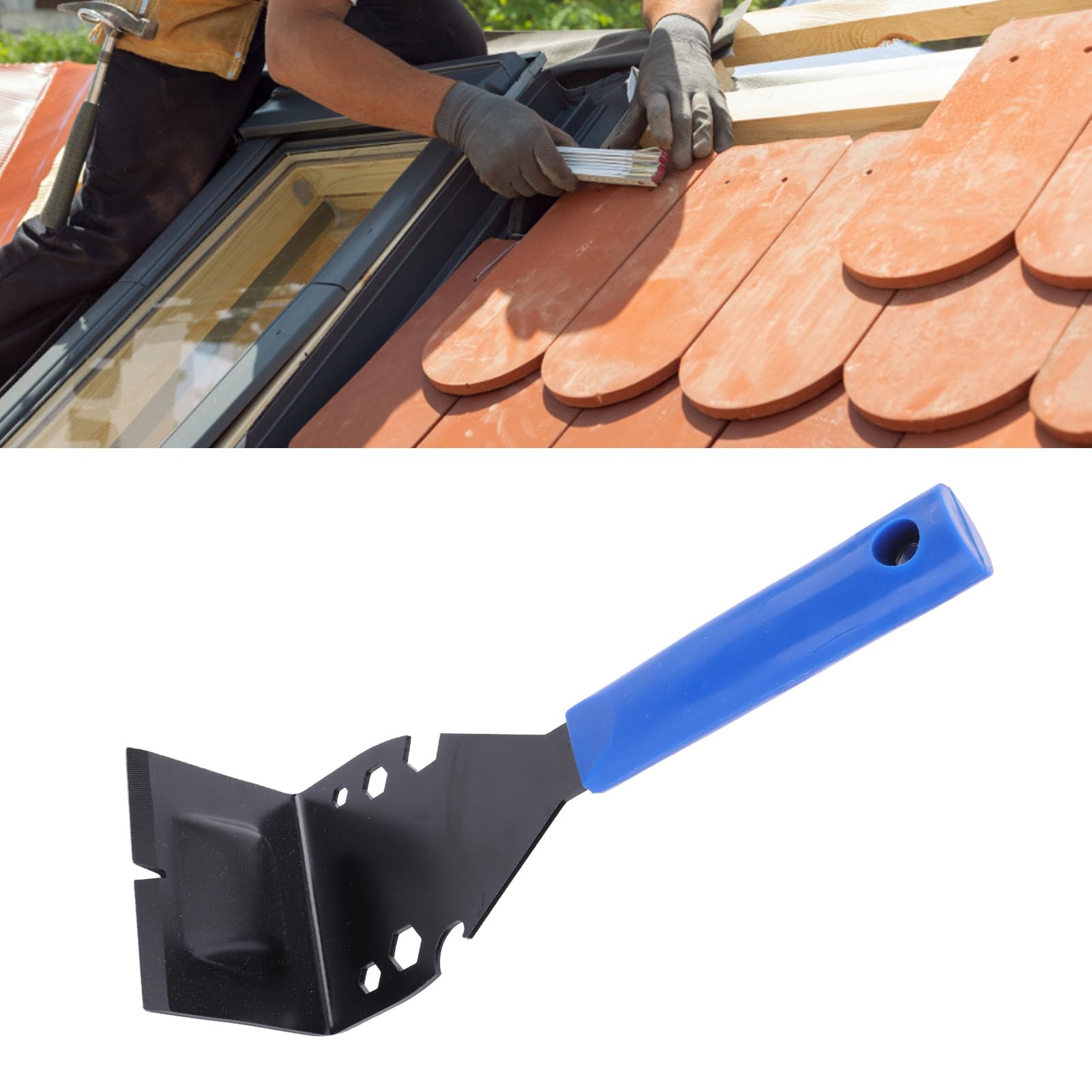 aqxreight Outil d'épouleur de Garniture en Acier Inoxydable pour les Carreaux de Plinthe et l'élimination de la Barre de Proue de Démolition Multifonctionnelle pour l'amélioration de la Maison