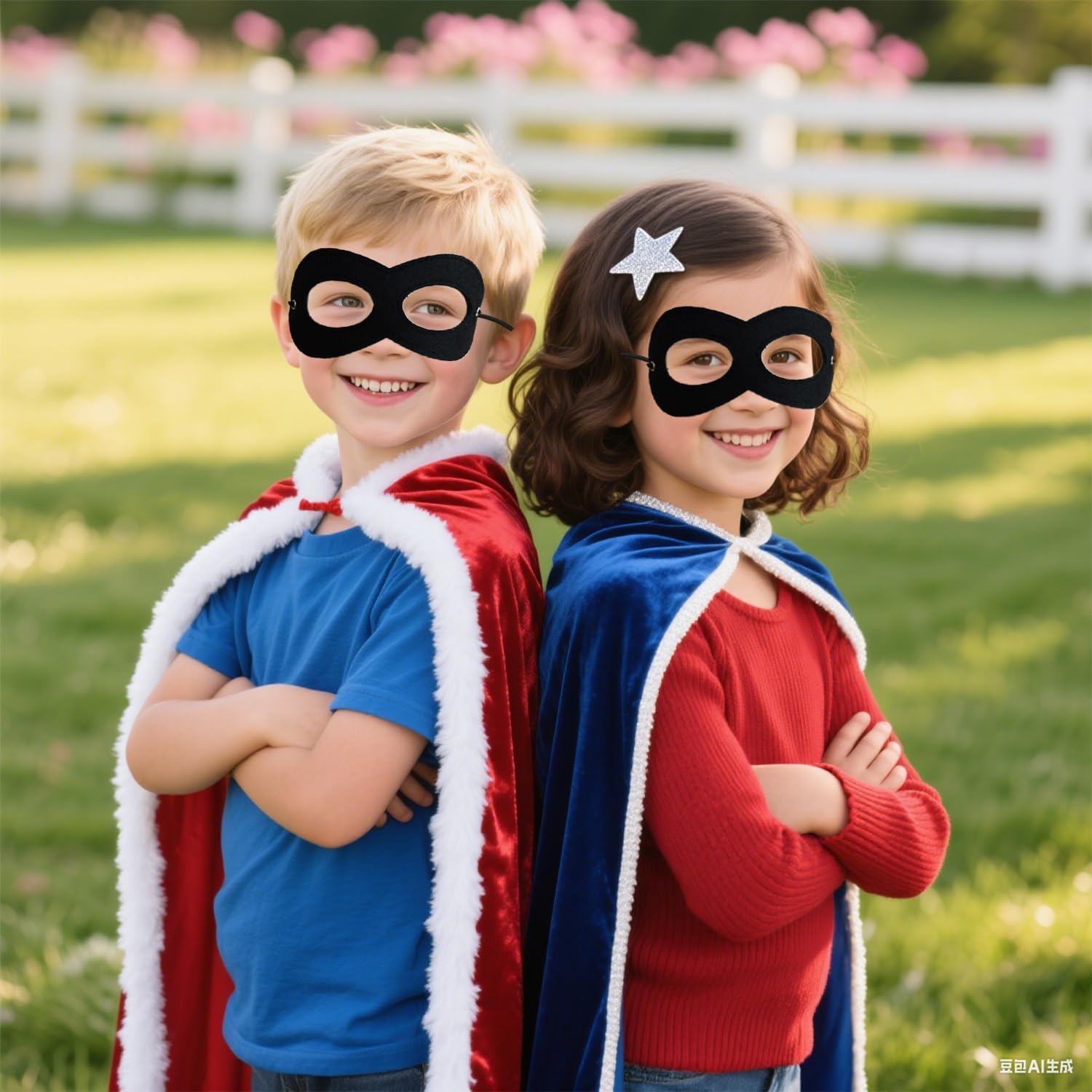 Black Felt Eye Mask Halloween Mask for Adult Costumes Mask Halloween Masks for Men Women Kids Party Cosplay Dress Up - Image 3