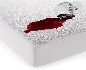 Threadmill Premium Waterproof Mattress Protector for Twin Size Bed- Soft Terry Top, Cooling, Noiseless, Machine Washable, Fitted Mattress Cover with Deep Pockets to Fit 8-20 inch Mattress