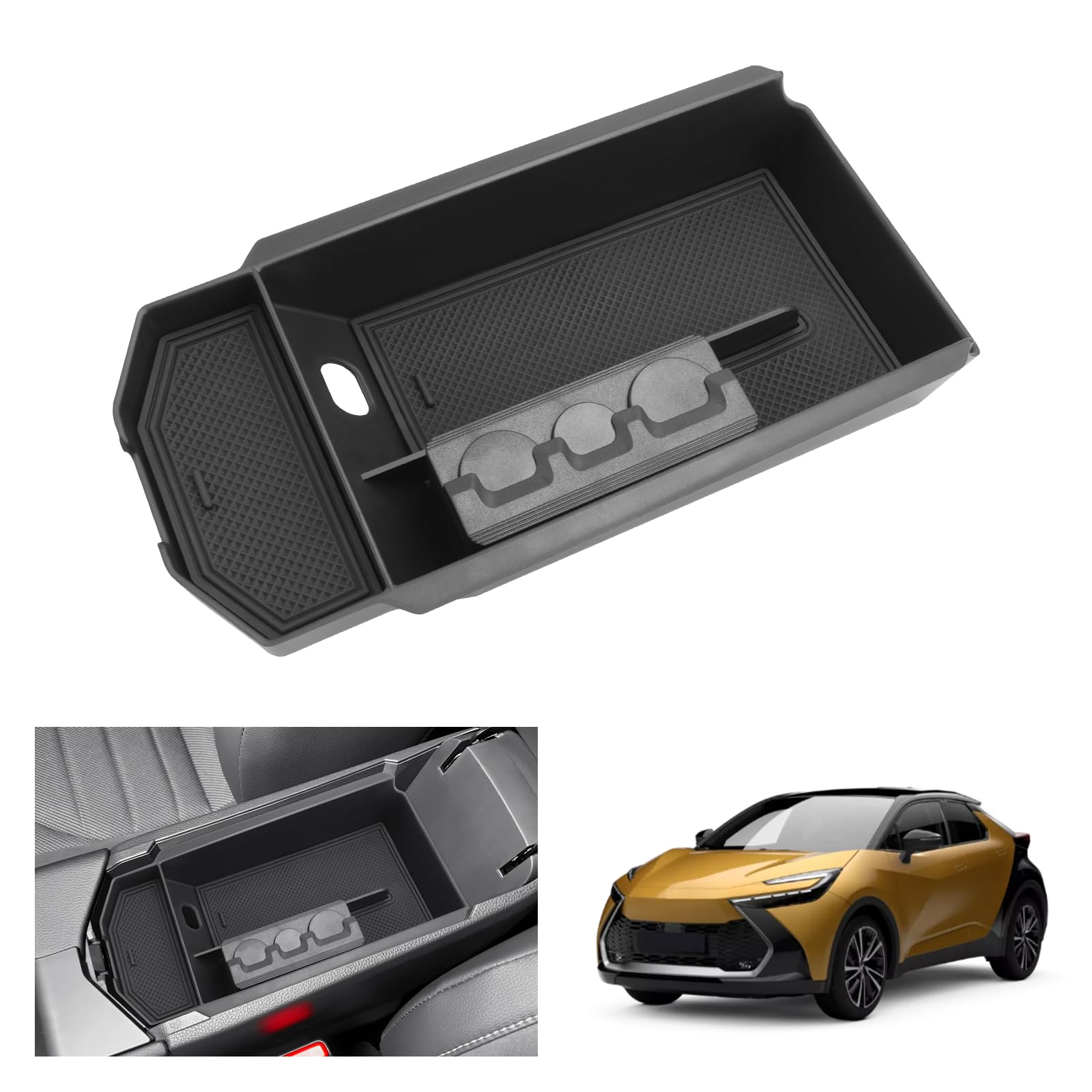 GAFAT Yeni C-HR Hybrid 2024 2025 Orta Konsol Saklama Kutusu, CHR