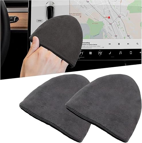 Miniatura 18 de Limpiador de Pantalla de Coche, Toallita de Limpieza de Pantalla de Microfibra, Paño Limpiador de Pantalla Táctil Plegable para Tablero de Vehículo