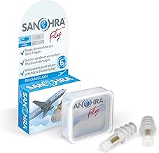 SANOHRA fly Bouchons d'oreilles pour adultes- voler sans douleur - les bouchons d'oreilles facilitent la compensation de la pression dans l'avion - regular