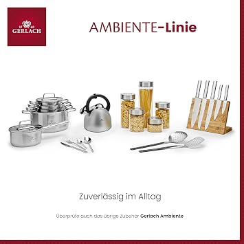 Gerlach 1760 Ambiente Potato Peeler Vegetable Peeler Silver