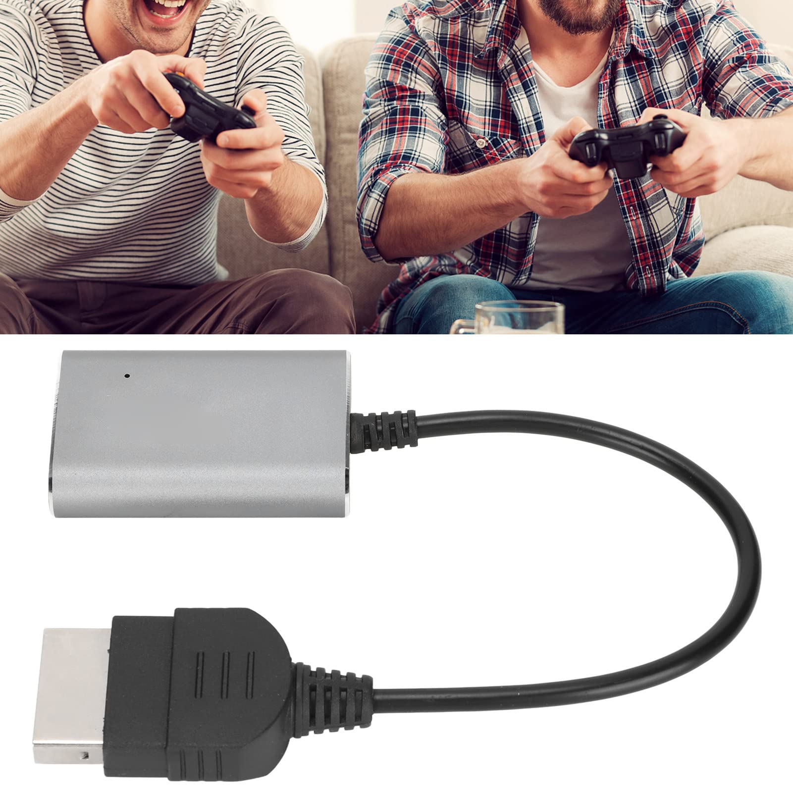 Convertisseur Xbox Vers HDMI - Adaptateur D'interface Multimédia HD, Câble Plug and Play, Prend en Charge Les Résolutions de Sortie Originales