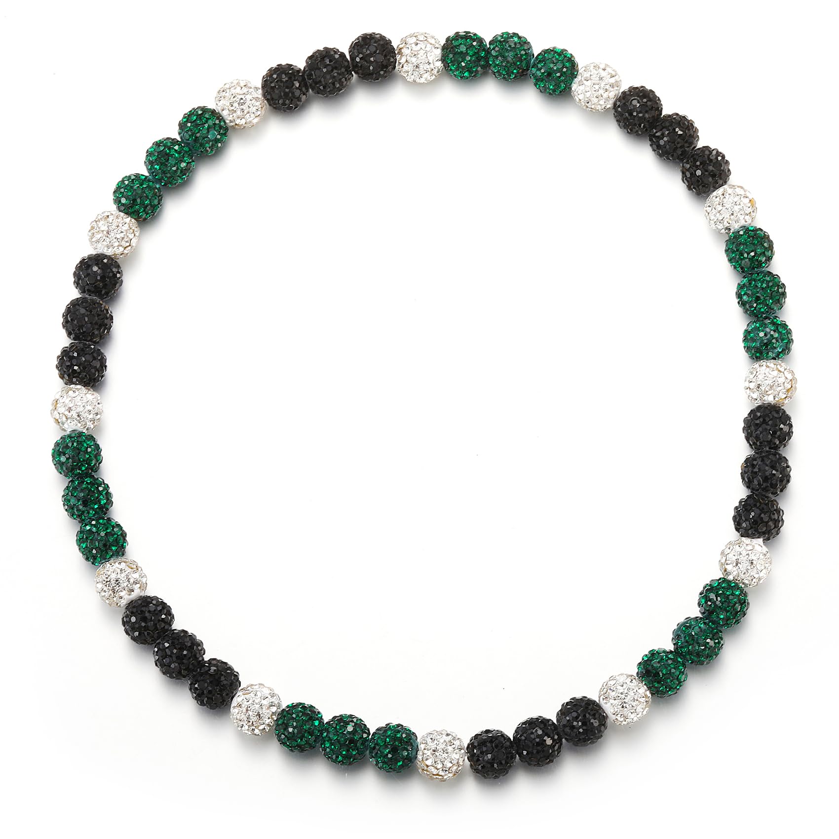 HSWYFCJY Baseball Beaded Chain Necklace for Men,Bling Ice Collection Baseball Necklace Gifts for Boys,Diamond Rhinestone Discoball Baseball Dirp