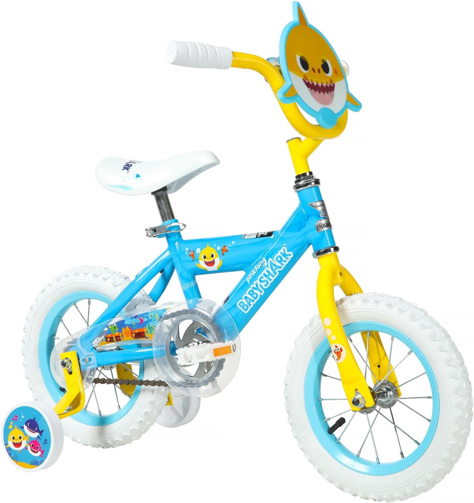 Dynacraft Baby Shark 12" Kids Bike - Playful Design, Sturdy Build, Easy Assembly - Ideal for Learning Riders