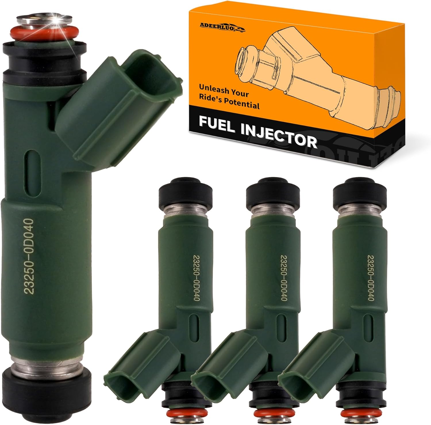 Fuel Injectors for-Chevy Prizm for-Toyota Corolla Celica Matrix MR2 Spyder 2000-2005 1.8L, MR2 1995 2.0L Spyder for-Pontiac Vibe 1.8L 23250-0D040 23209-22040 FJ415 Set of 4