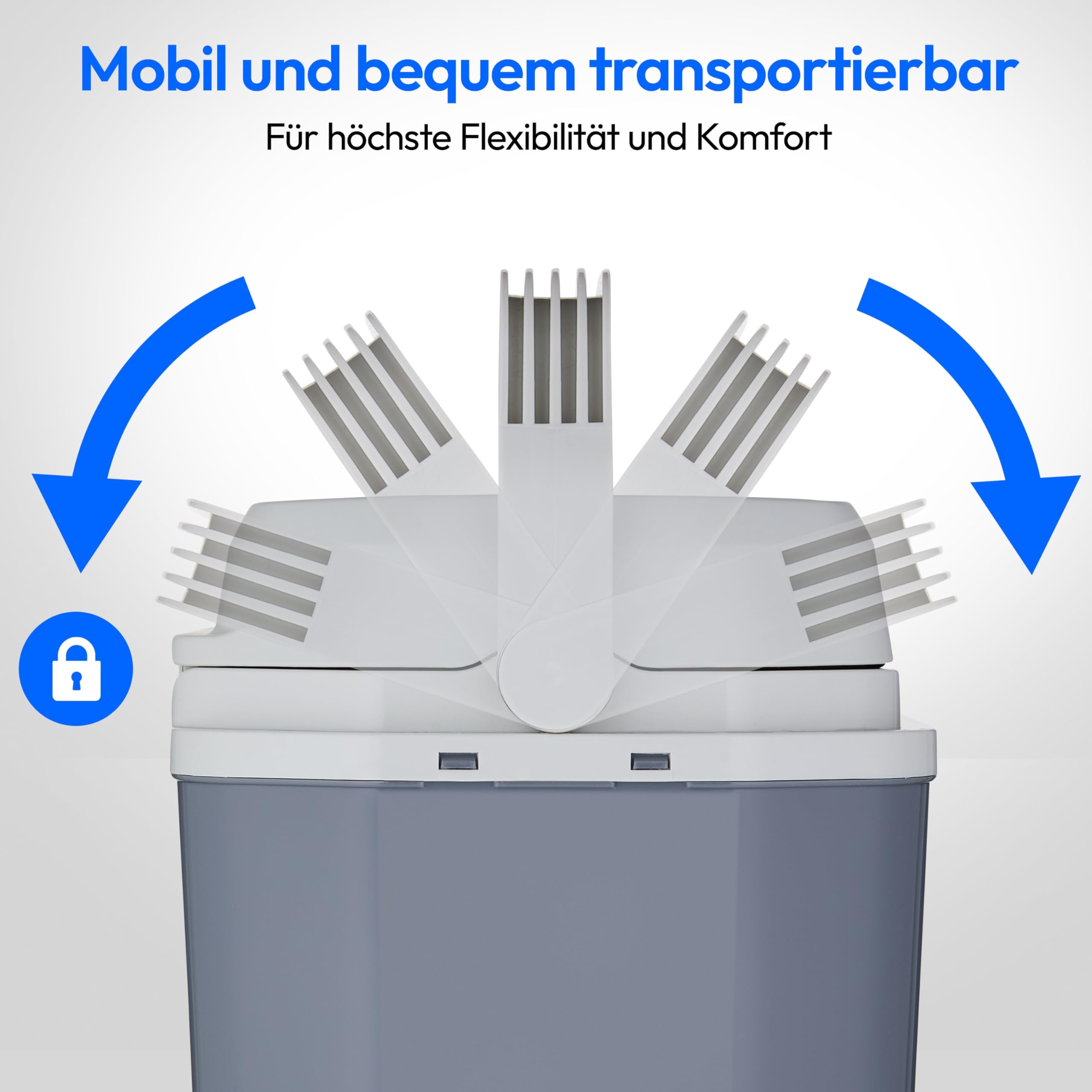 MEDION mobile elektrische Kühlbox 2in1 Kühlen und Wärmen (24 Liter, Thermo-elektrisch, Mini Kühlschrank, 3in1 Anschluss 5V USB, 12V & 230V, für Auto Reisemobil Camping Garten Schwimmbad, MD13011)