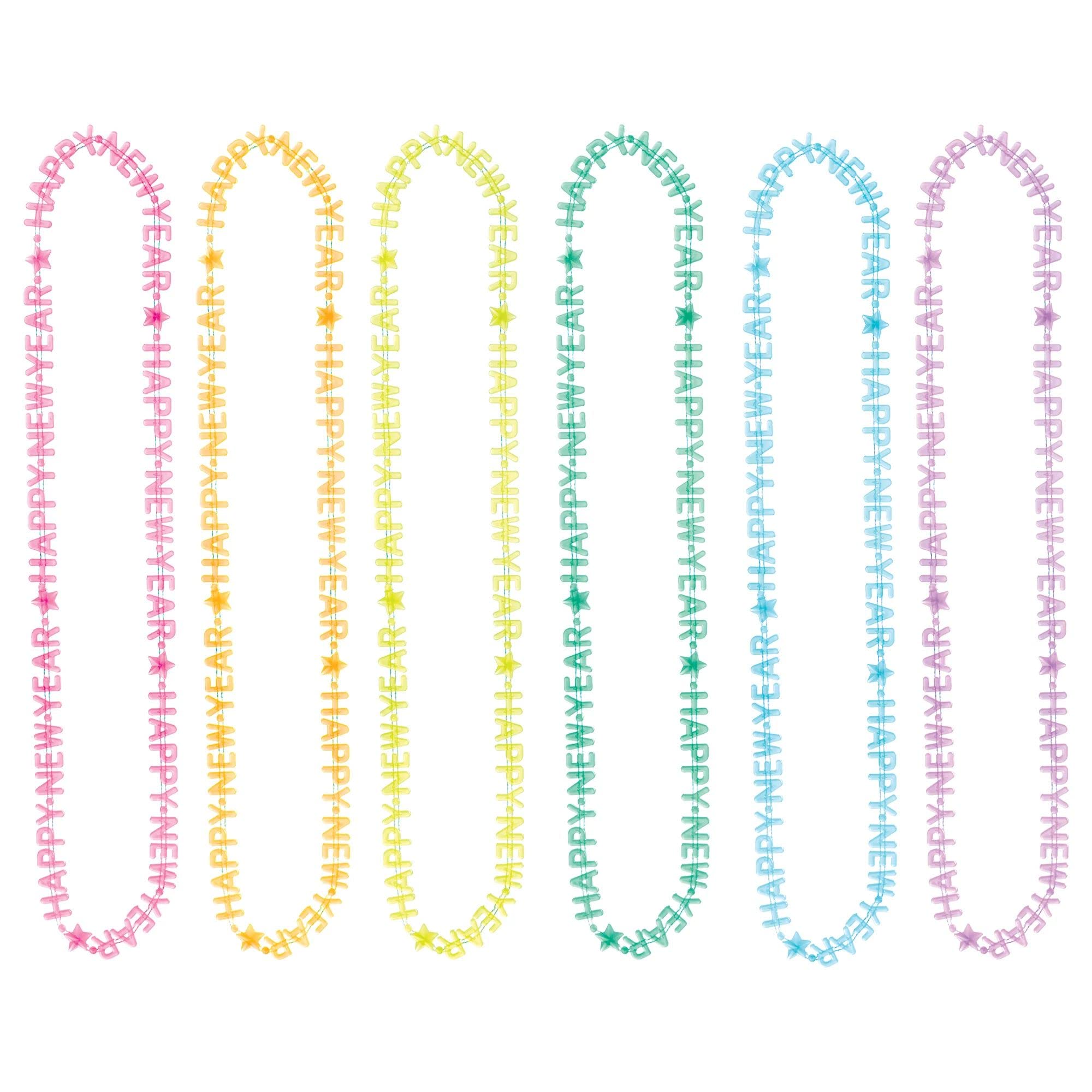 Happy New Year Glow Necklaces - 16