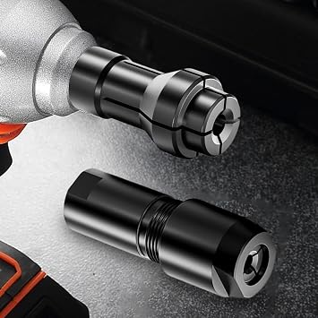 Angle Grinder Adapter - Thread Conversion Kit | 6mm 3mm Drill Chuck Adapter Accessories for Metal Cutting Precision Machining Pipe Fitting Welding Projects Maintenance Work