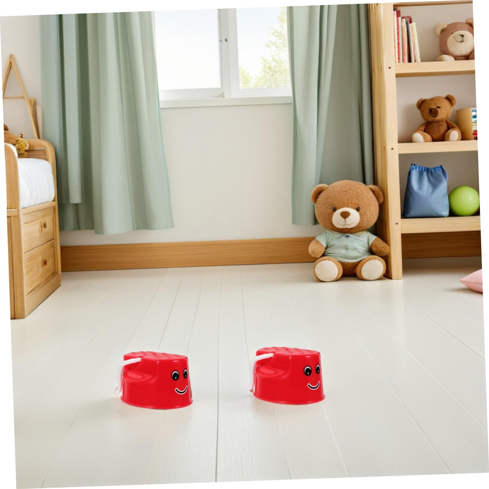 TOYANDONA 8 Piezas Zancos para Cubos de Plástico para Caminar Juguetes de Equilibrio para Desarrollo Motor Entrenamiento de Coordinación para Actividades