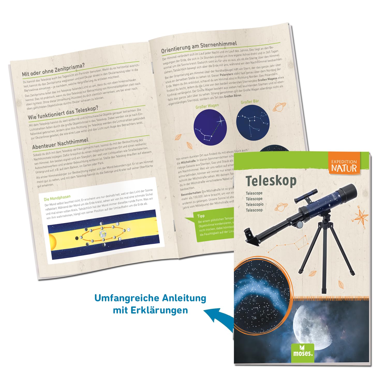 Telescopio Astronomico Gravity 150/1400 EQ - Per Adulti E Principianti Con Treppiede - Foto 11