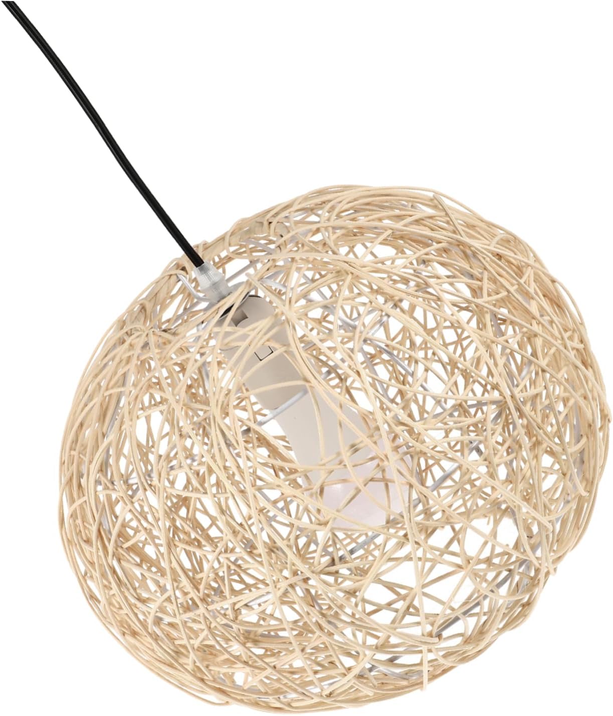 VILLCASE Woven Ceiling Lamp Shade Creative Light Cover for Home Decor Easy Installation Diffuse Natural Lighting for Bedroom and Spaces