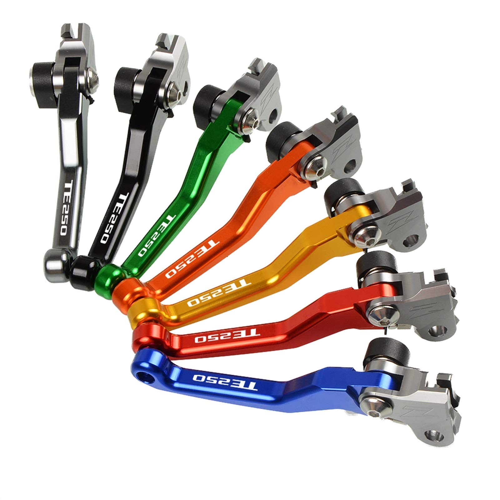 Leva Della Frizione Del Freno Motocross Di Alluminio Di CNC Dirt Bike Pit Bike Pivot Leva Del Freno Leve Di Frizione Per Husqvarna TE250 TE 250 2017 (Colore : Gray)
