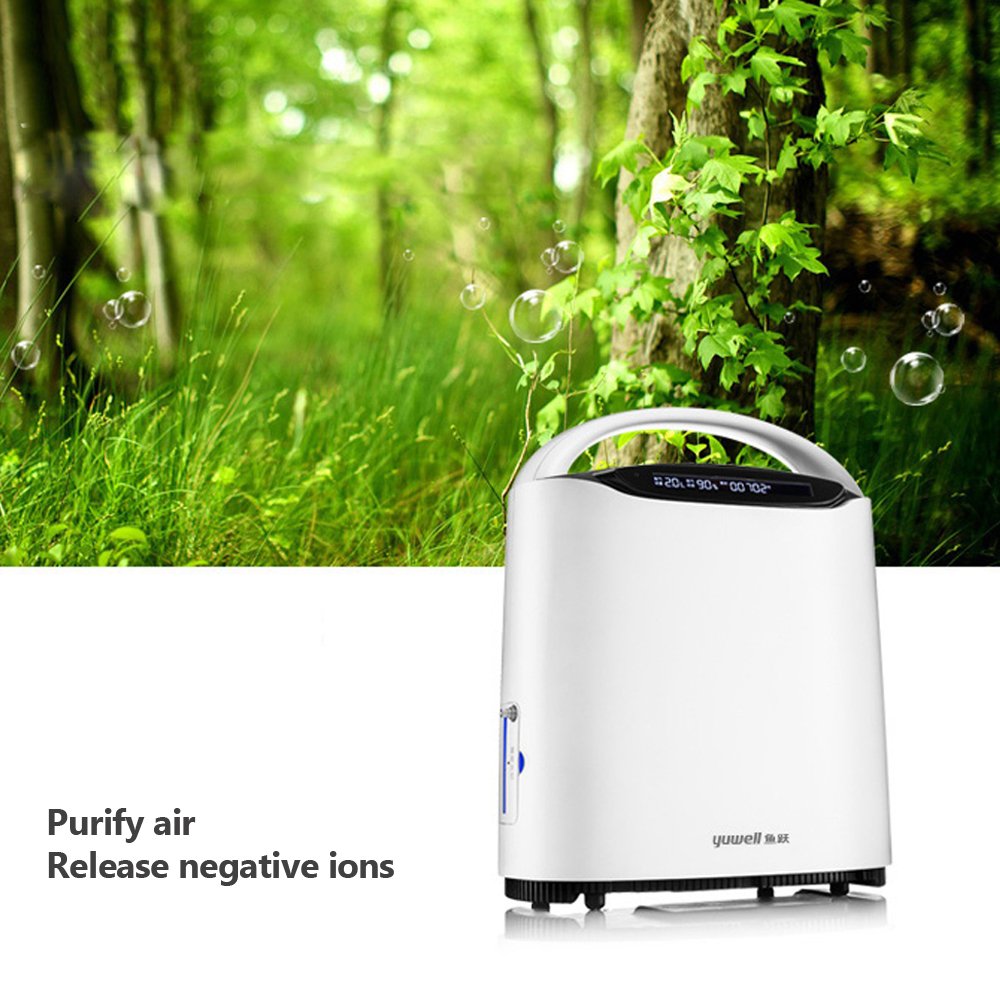 Buy yuwell YU600 Portable Oxygen Concentrator Generator, Home Oxygen Bar Machines,O2 Supply