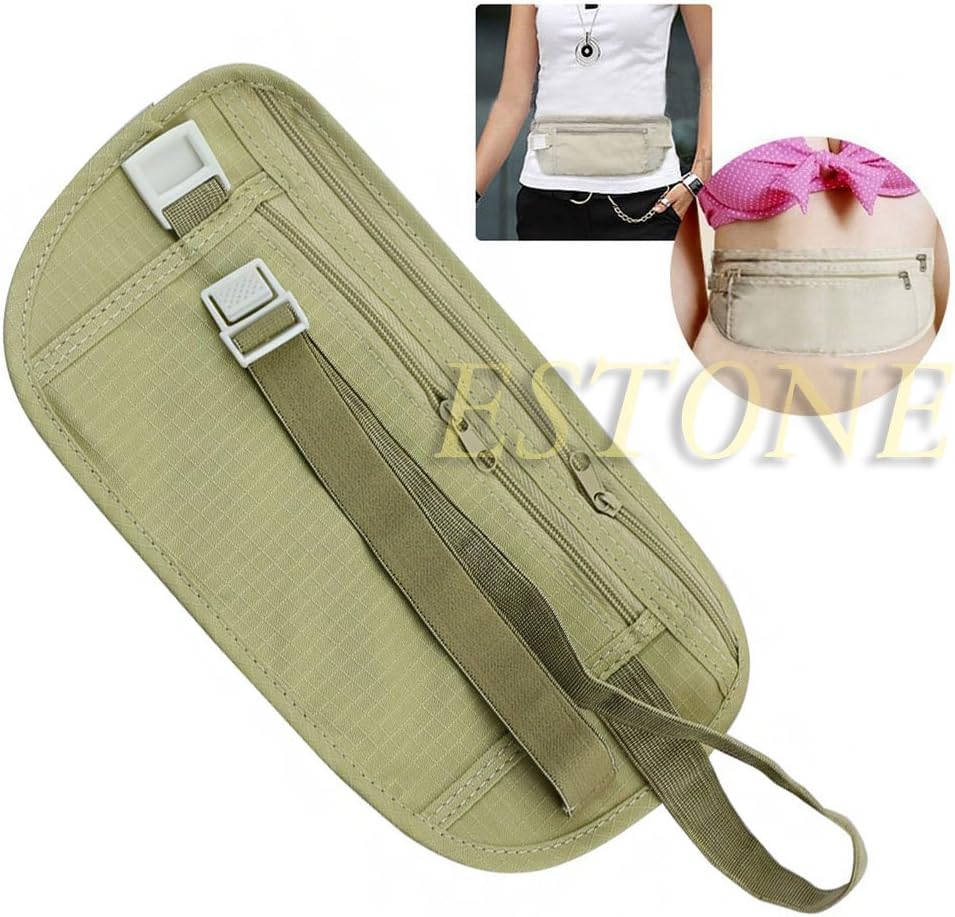 Kope Travel Money Belt, Waist Pack for Running and Cycling, Slim, Comfortable, Durable and Lightweight Hidden Travel Passport Wallets, Secret Security