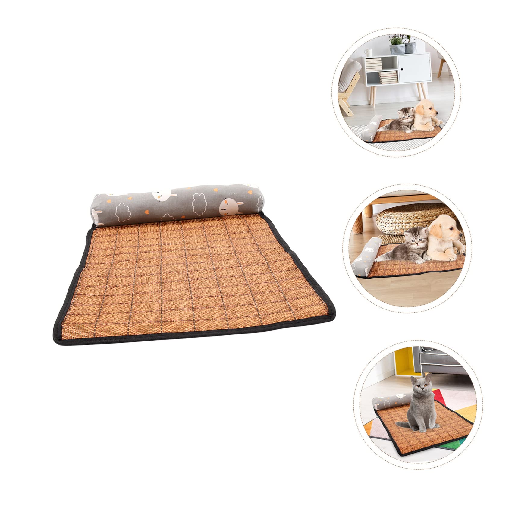 Mipcase 2stücke Pet Kühlmatte Für Hunde Und Katzen Selbstkühlendes Ice Material Faltbare Sommermatte Für rutschfest Waschbar Leicht Und Praktisch Für Zuhause Und Unterwegs