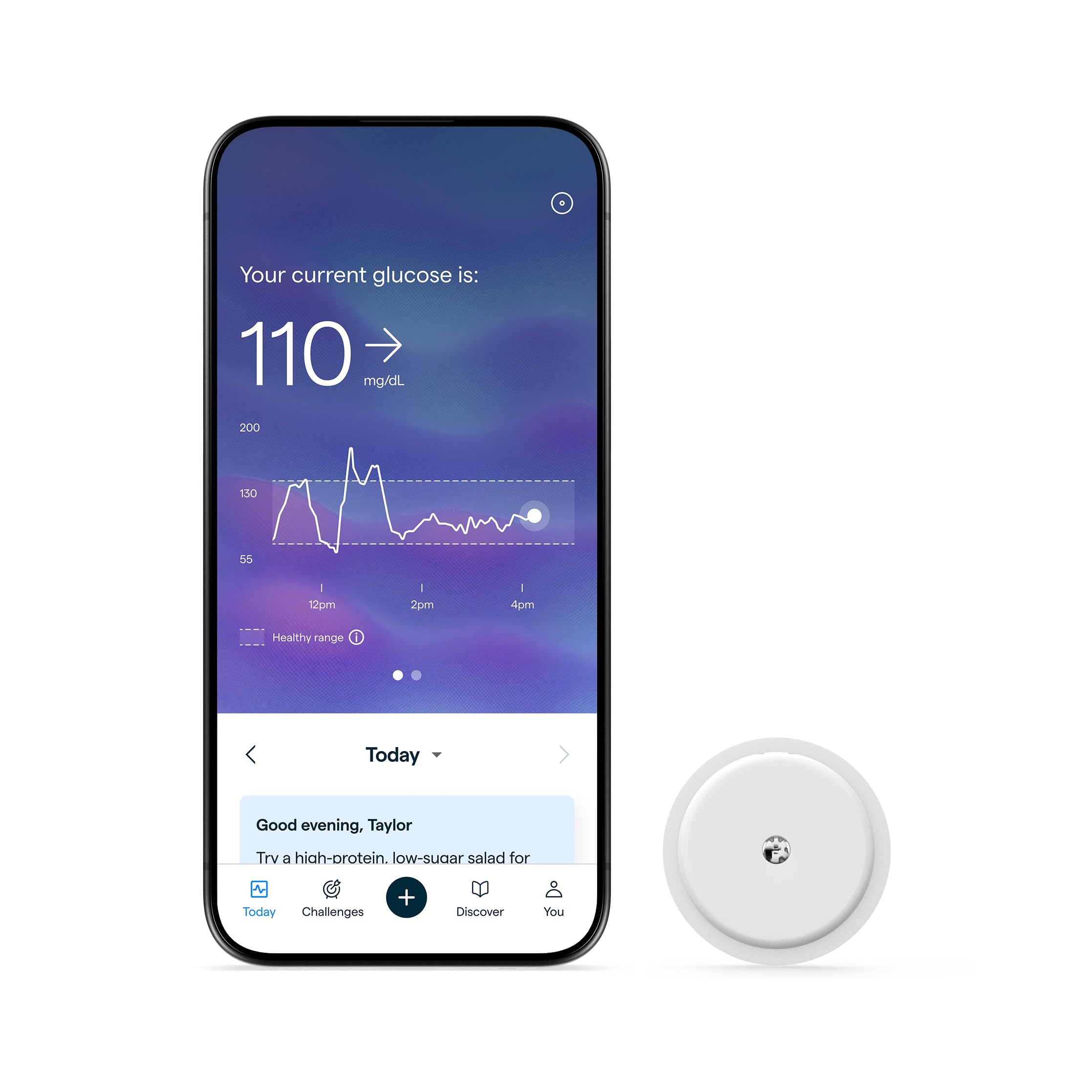 Photo 1 of Lingo Continuous Glucose Monitor (CGM). 24/7 Glucose Tracking