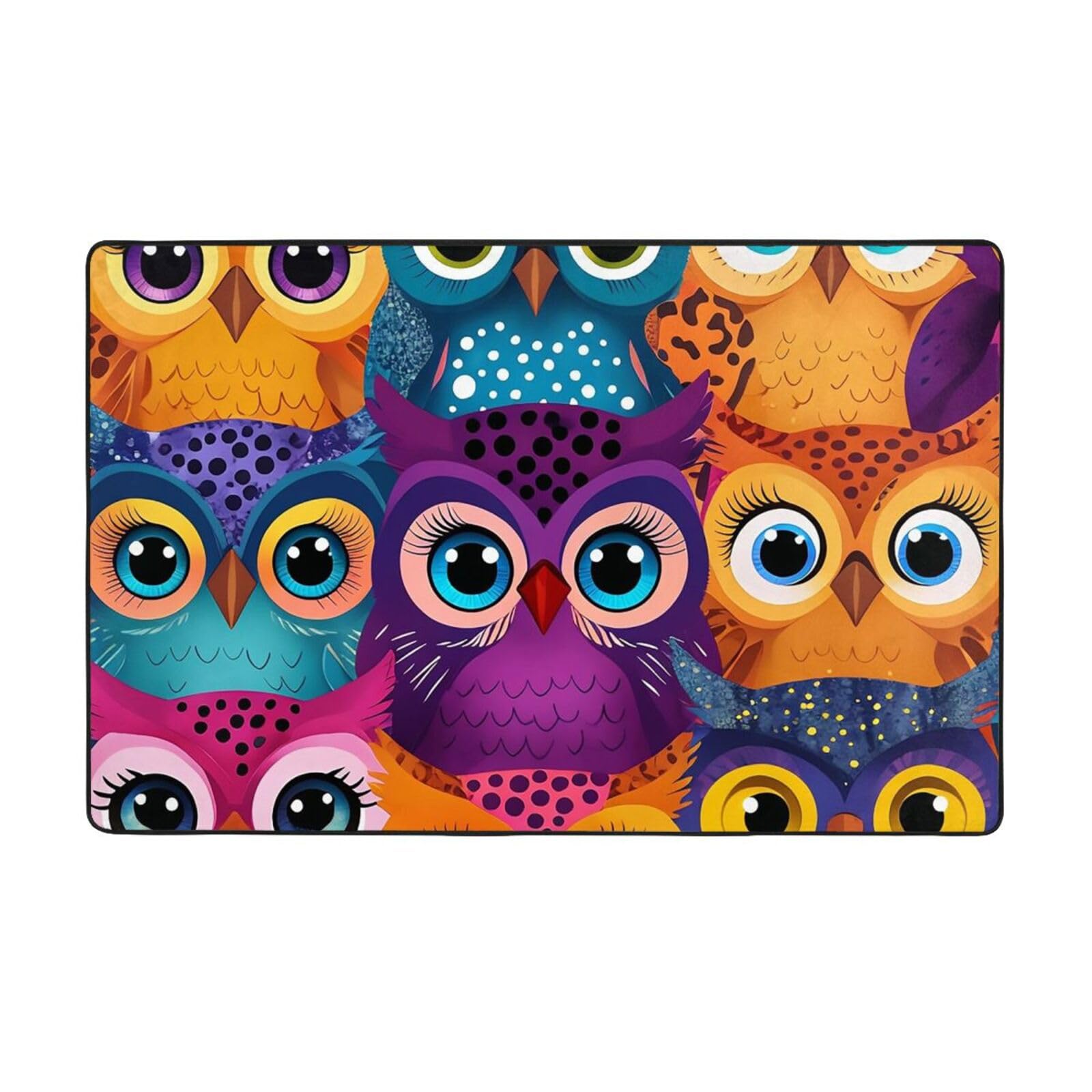 Tapis hibou absorbant pour réveiller la décoration de votre salle de bain