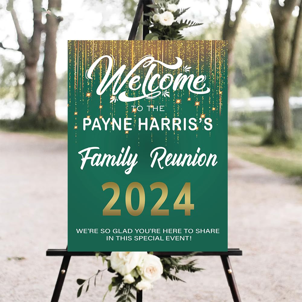 Amazon.com : Personalized Family Reunion Yard Sign, Custom Family ...