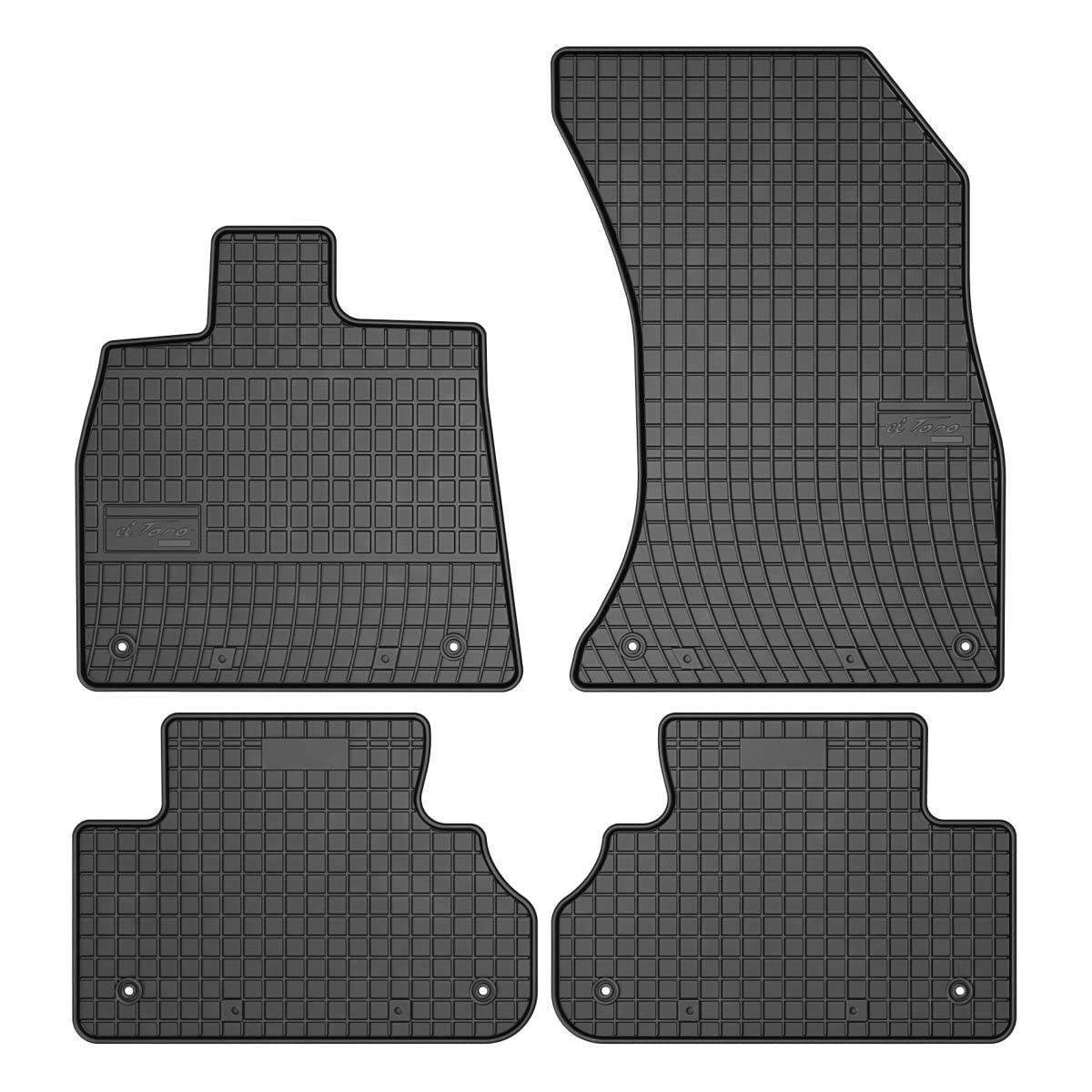 Alfombrilla Para Conductor Audi Q5 (FY 2017 En Adelante) - Terciopelo Negro, Calidad Original, Fabricada En Alemania