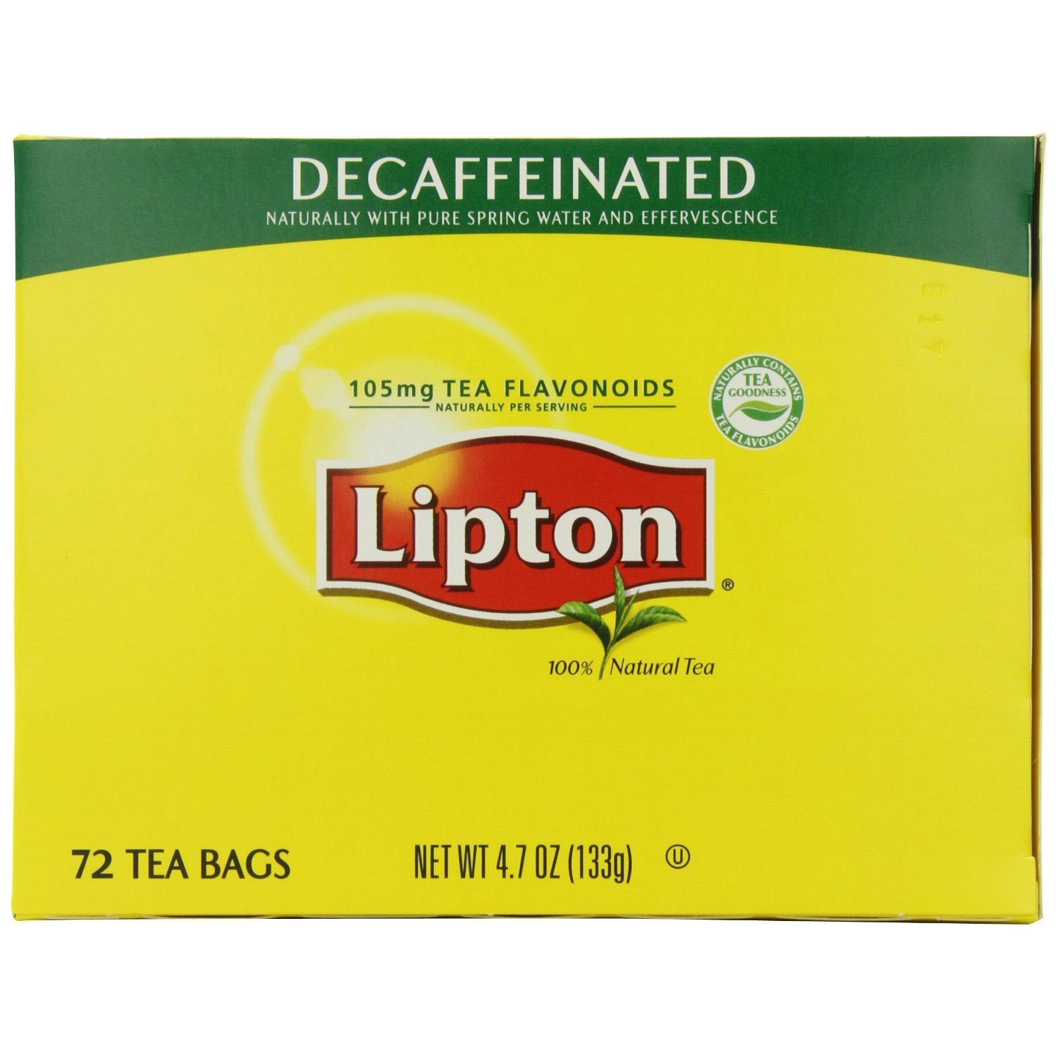 Amazon.com : Lipton Tea Bags, Decaffeinated 72 ct (Pack of 2