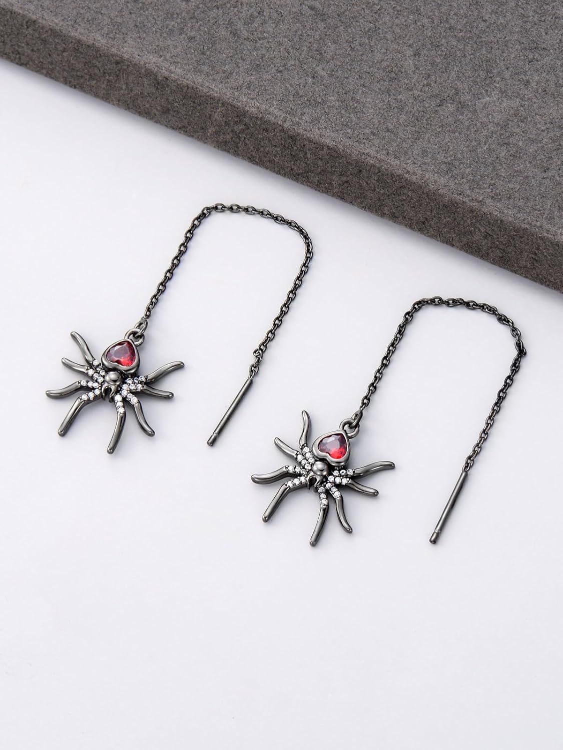 Halloween Skeleton Hand/Bat/Cat/Spider/Skull/Skeleton Dance/Ghost Earrings Sterling Silver Halloween Jewelry Gifts for Women - Image 4