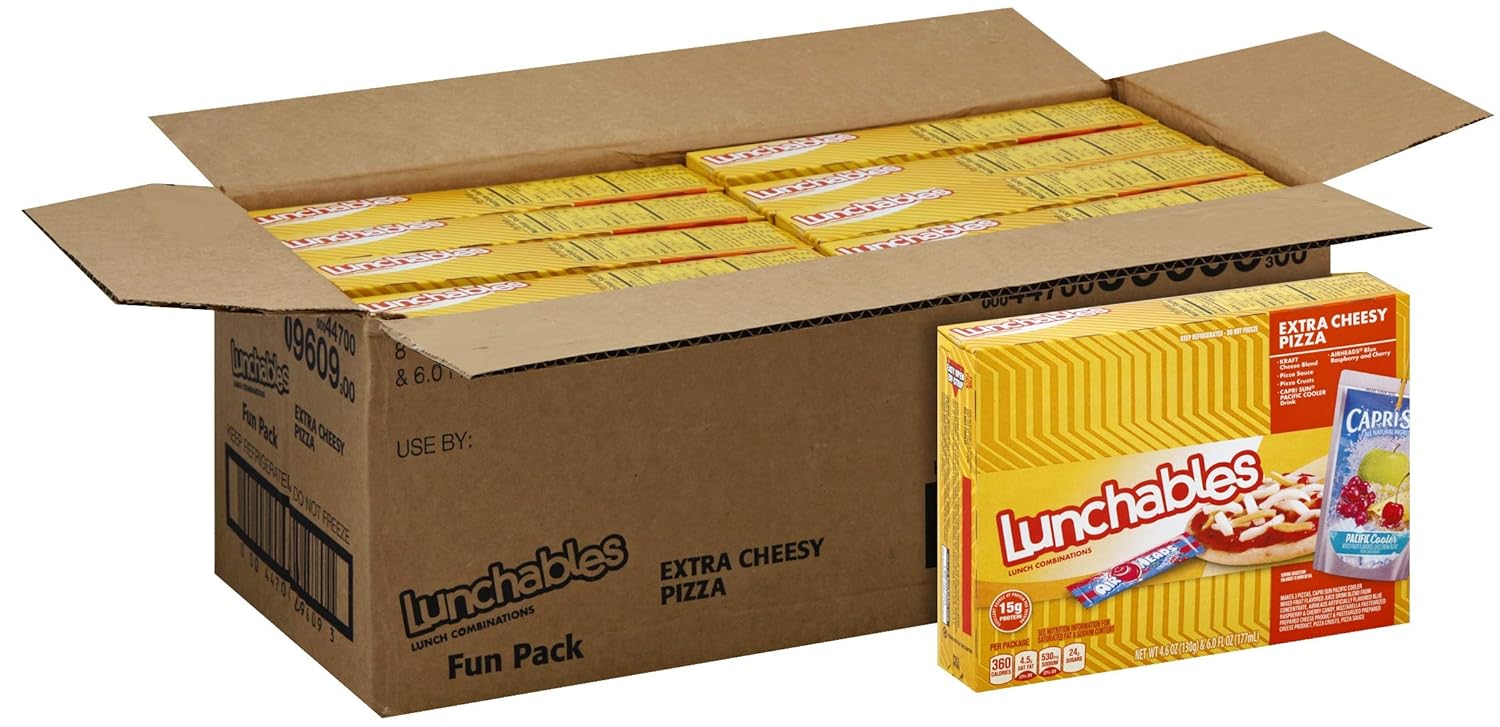 Lunchable Cheese Pizza with Capri Sun Convenience Singapore Ubuy