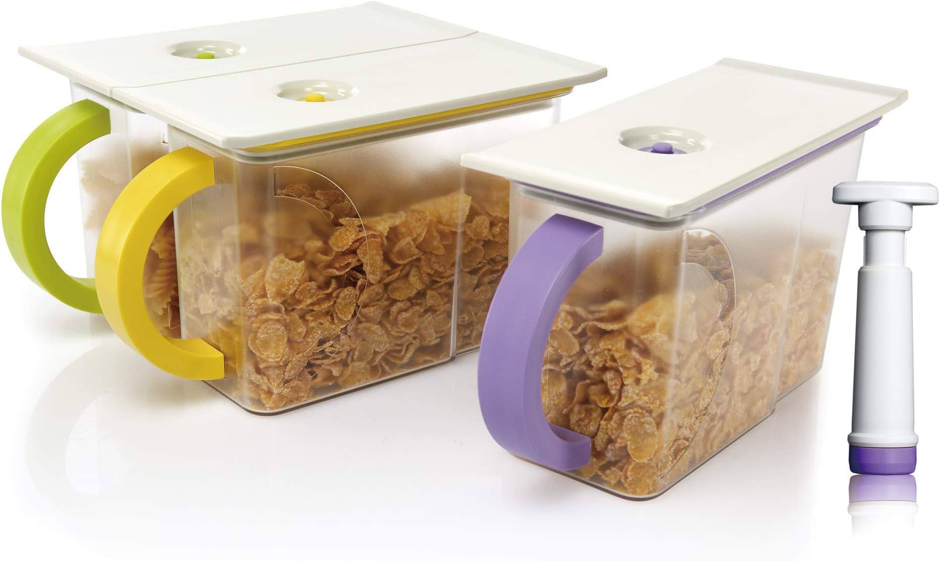 Vacuumsaver f2300kit – Set 3 Containers + Pump (270 x 110 x 160 mm)