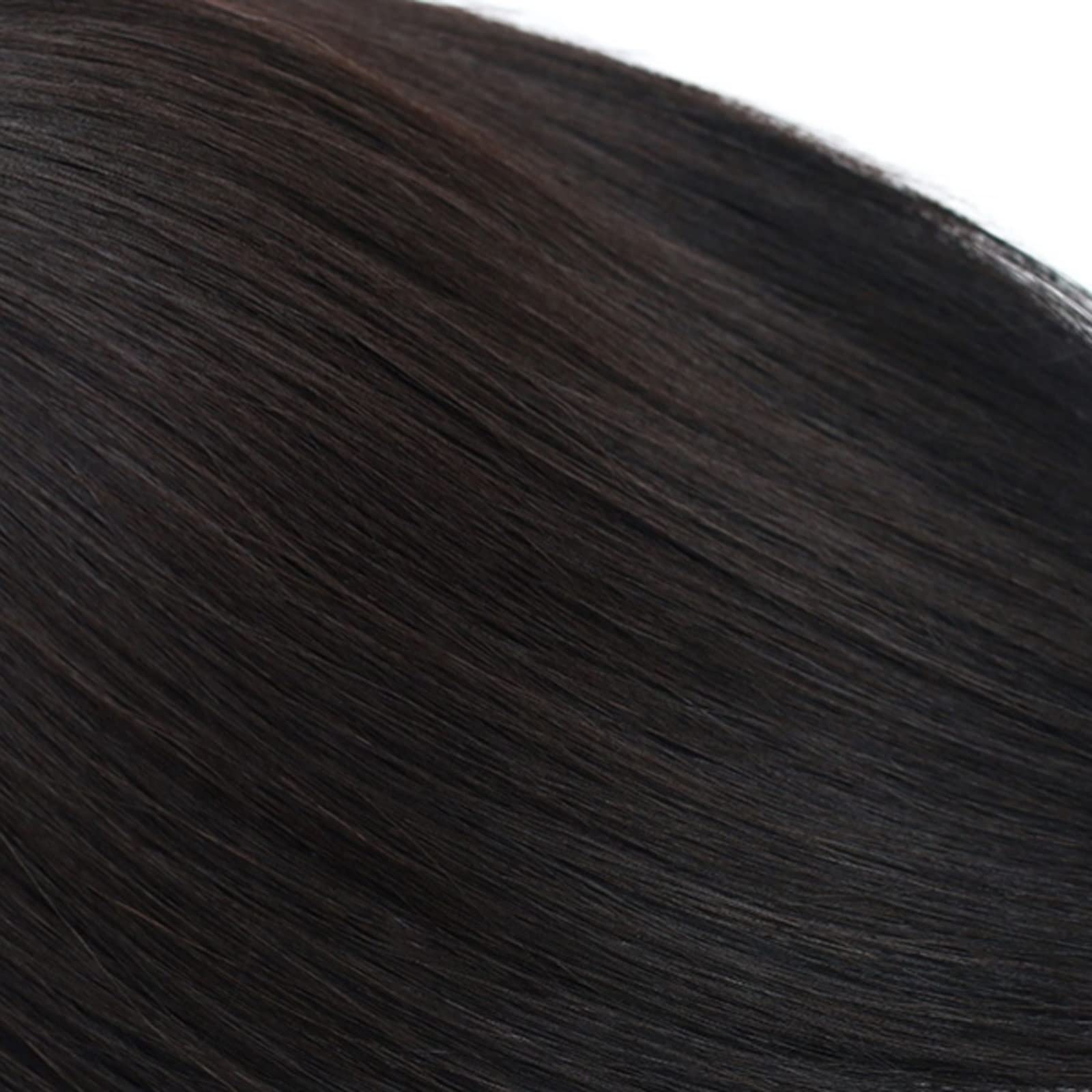 Parrucche per donne Parrucca Pezzo di capelli veri per coprire i capelli grigi Testa sottile di capelli Pezzo di toppa Capelli veri Soffici Aumenta il volume dei capelli Frangia finta Parrucche per