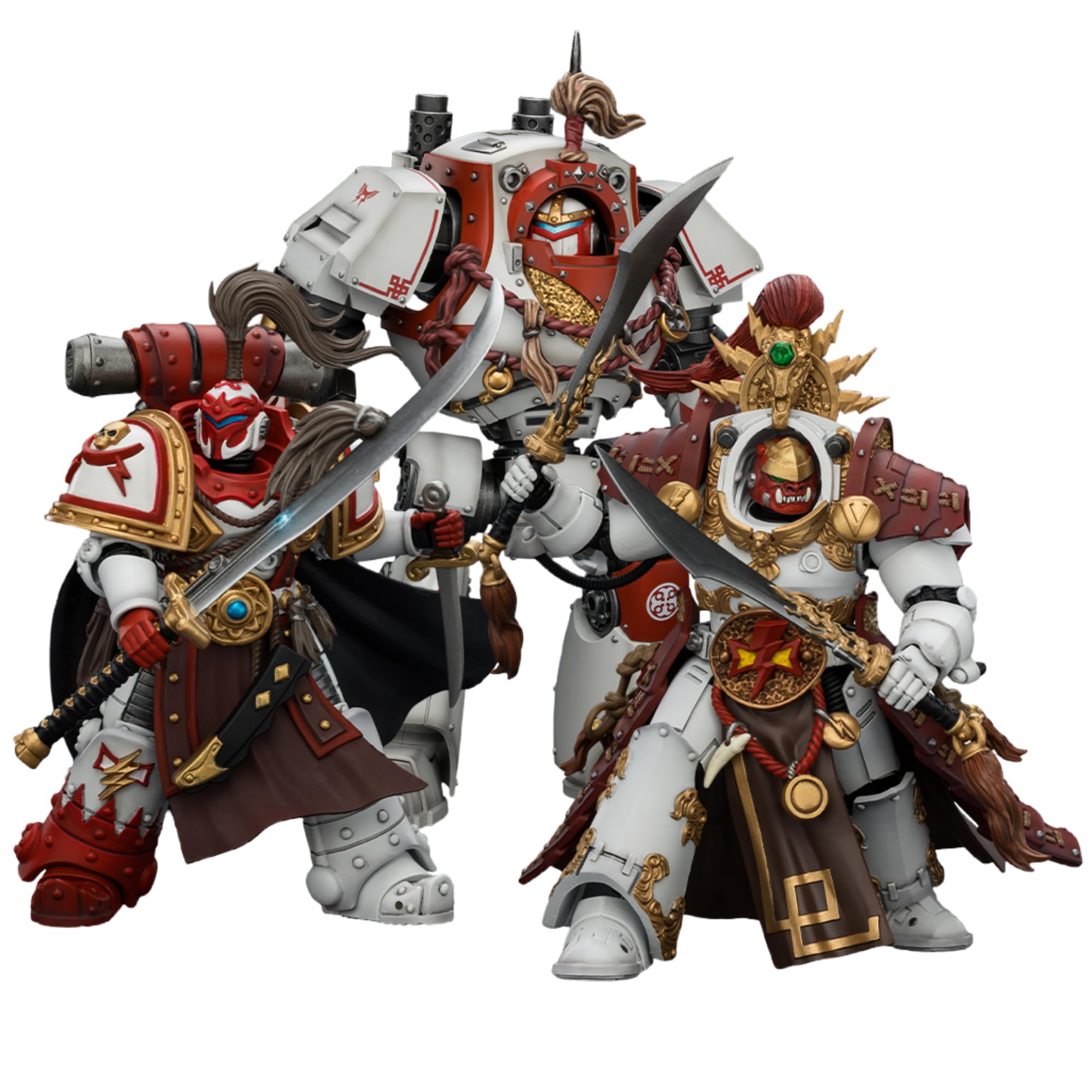 Amazon.com: JOYTOY White Scars Warhammer 40k 1/18 Action Figure