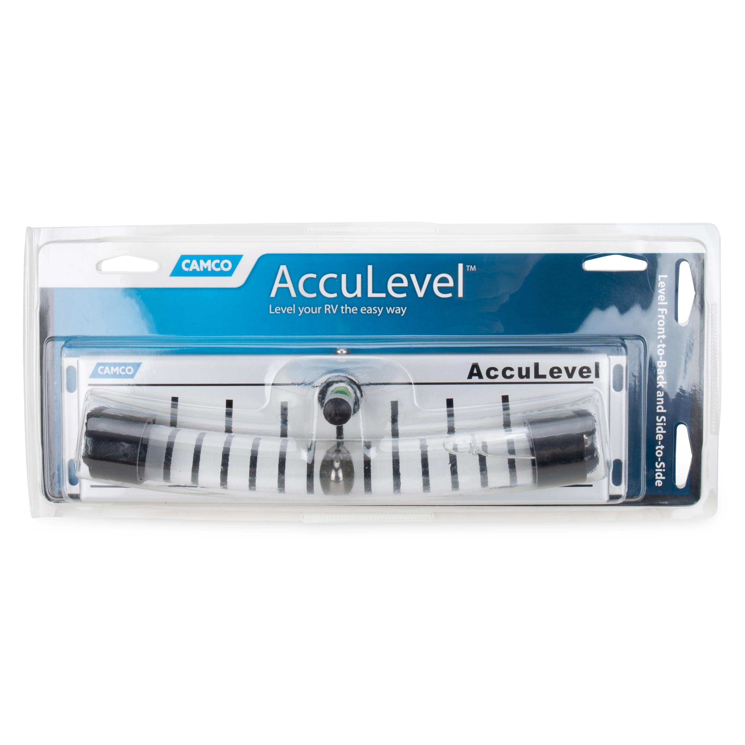 Camco Camper/RV AccuLevel - Features Front to Back and Side to Side RV Leveling - Easy to Install (25563)