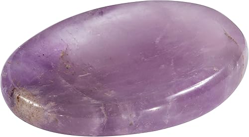 The Chrysalis Stone Amatista  Piedra de preocupación  Tamaño 1.5 a 1.75 pulgadas  1 pieza  Cristales y piedras curativas, piedras de preocupación