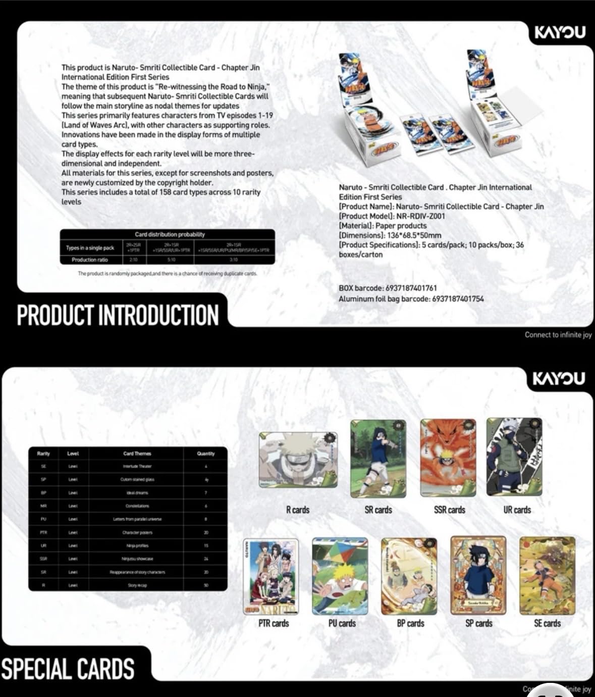 Amazon.co.jp: KAYOU NARUTO Smriti ナルトカード Chapter Jin1英語SEA