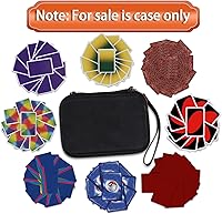 Vista 7 de L LTGEM 300+ Card Game Case Compatible with Pokemon/UNO/Piles/Phase 10/Exploding Kittens/Five Crowns/Flip 7/SKYJO/Slingz/Survivor/Go Fish/Dutch Negro