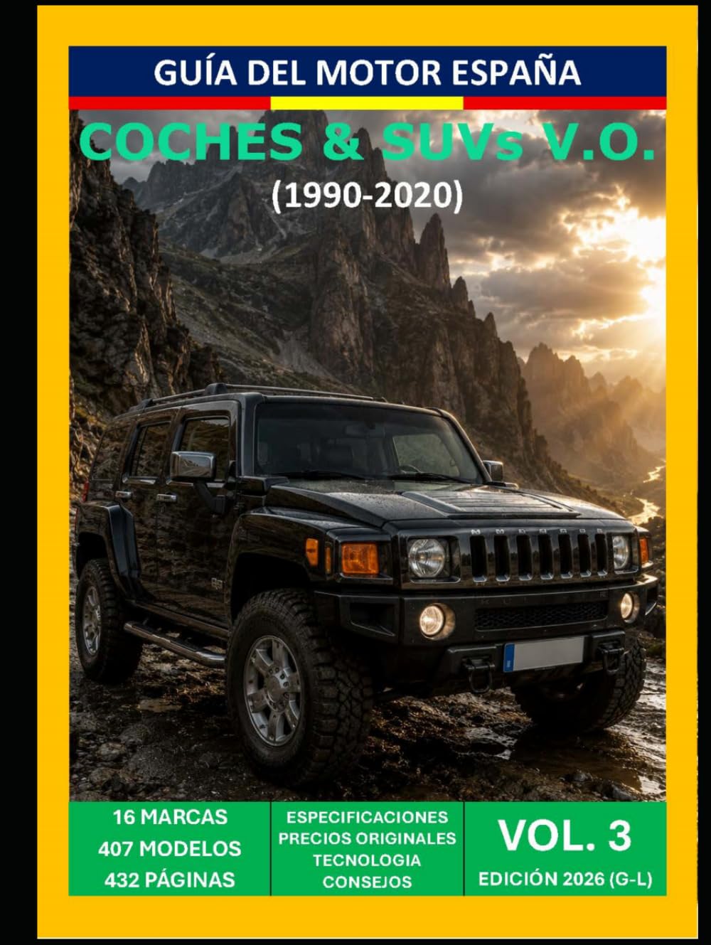 Guía Coches & SUVs V.O. Vol. 3: Precios originales, etiquetas DGT, fotos e histórico de fichas técnicas de coches usados en España