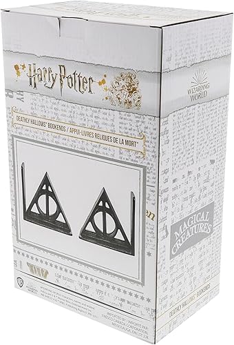 Miniatura 7 de Enesco Wizarding World of Harry Potter Deathly Hallows - Sujetalibros (5.25 pulgadas), color negro