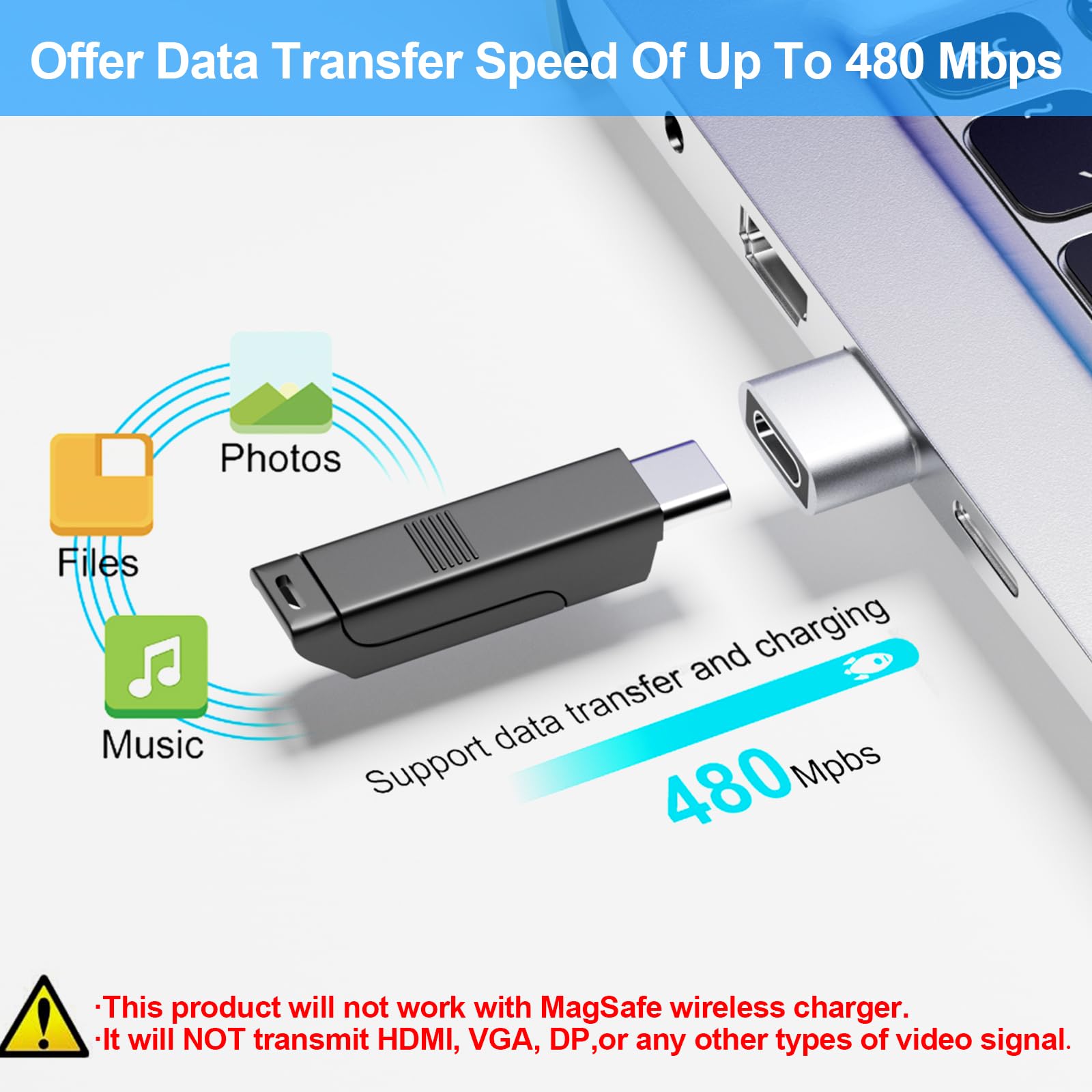 Adapter USB na USB C, 10 sztuk, adapter USB C żeński na USB męski, adapter USB na USBC, adapter kabla USB na USB C, adapter USB do iPhone'a 15/14/13, iPada Pro, AirPods, szary